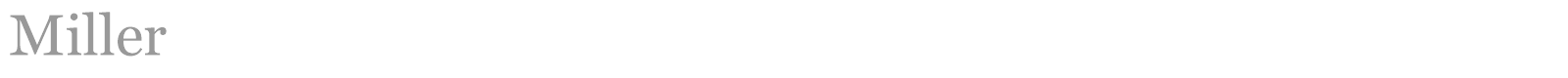Miller font preview