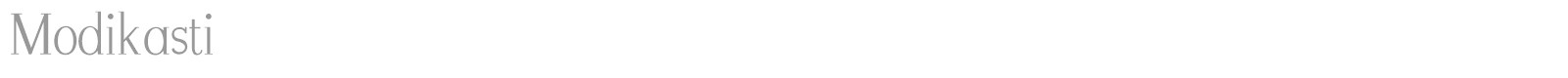 Modikasti font preview