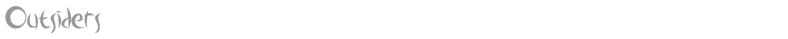Outsiders font preview