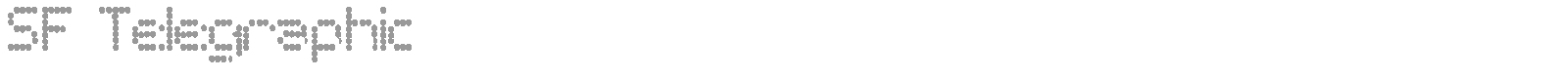 SF Telegraphic Light font preview