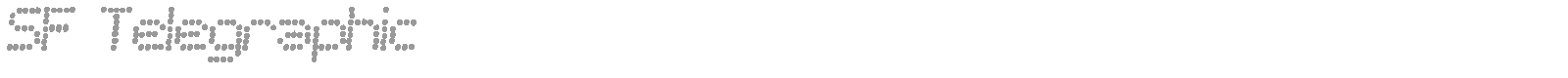 SF Telegraphic Light font preview