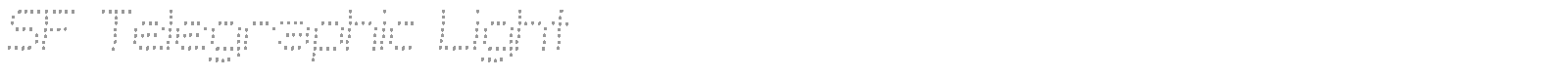 SF Telegraphic Light font preview