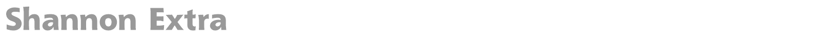 Shannon font preview