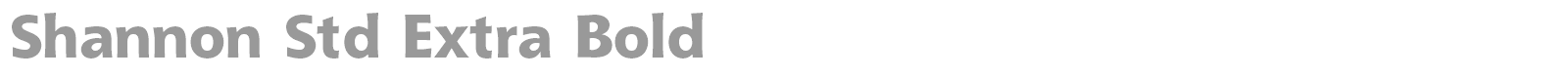 Shannon font preview