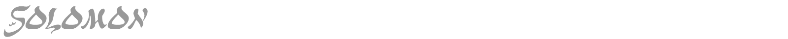 SOLOMON font preview