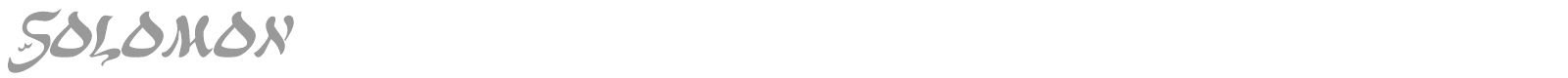 SOLOMON font preview