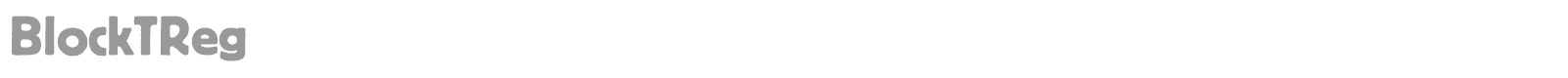 BlockTReg font preview