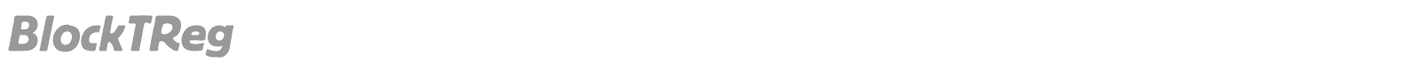 BlockTReg font preview