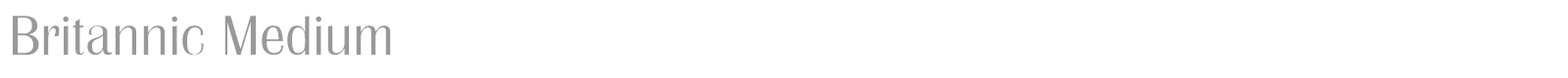 Britannic Medium font preview