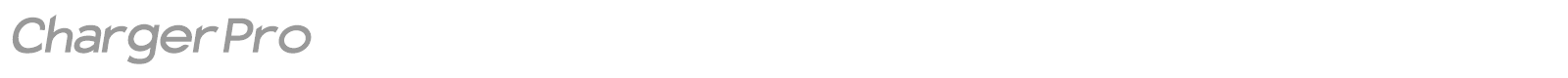 Charger Pro font preview