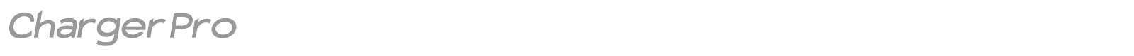 Charger Pro font preview