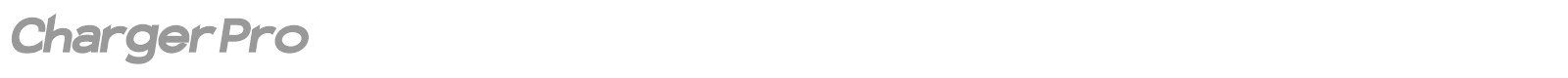 Charger Pro font preview
