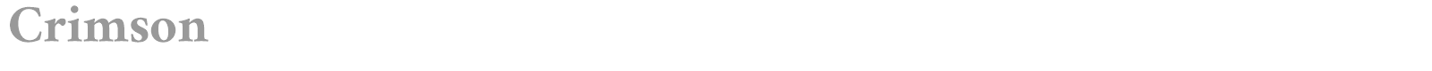 Crimson font preview