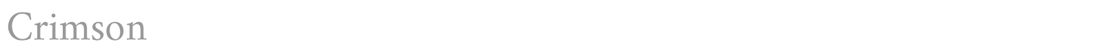 Crimson font preview