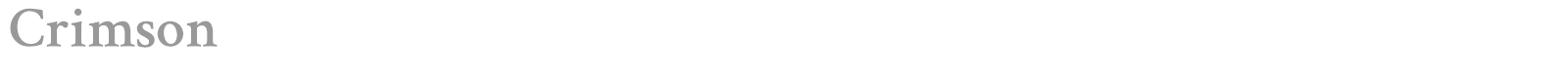 Crimson font preview