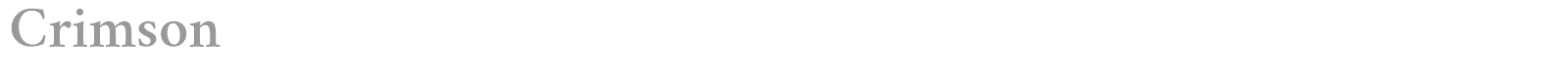 Crimson font preview