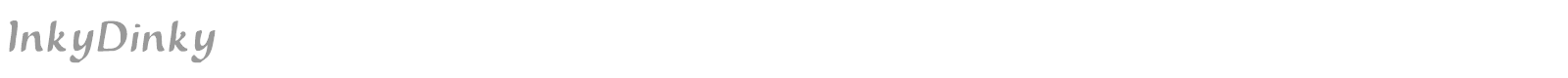 Inky Dinky font preview