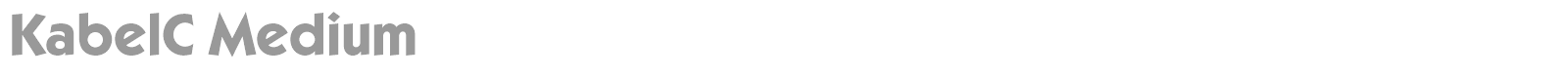 KabelC Medium font preview