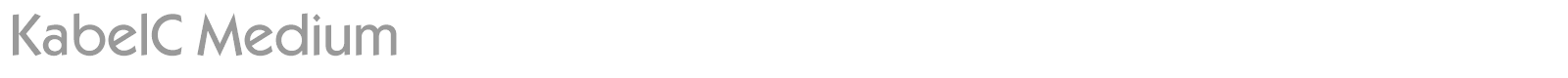 KabelC Medium font preview