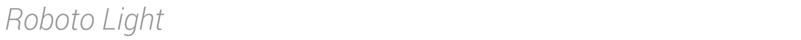 Roboto Light font preview