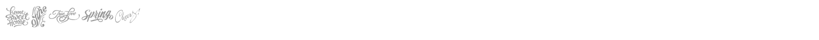 Words font preview