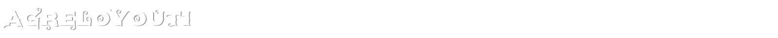 AgreloyOut1 font preview