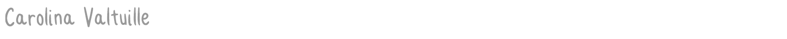 Carolina Valtuille font preview