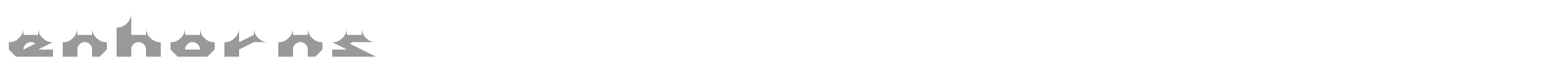enhorns font preview