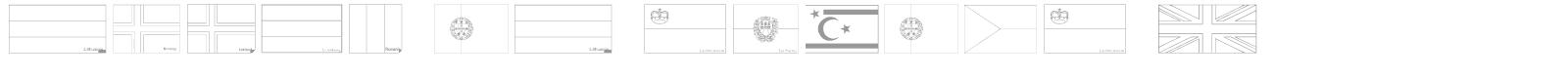 Flags of Europe 2 font preview