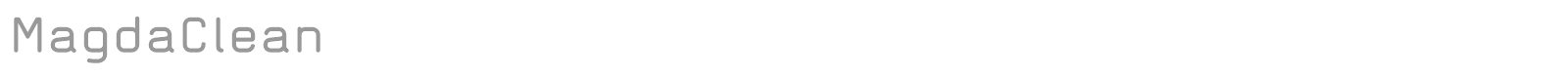 MagdaClean font preview