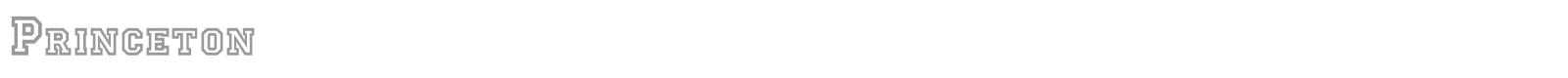 Princeton font preview