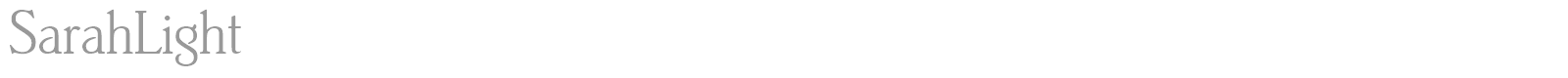 SarahLight font preview
