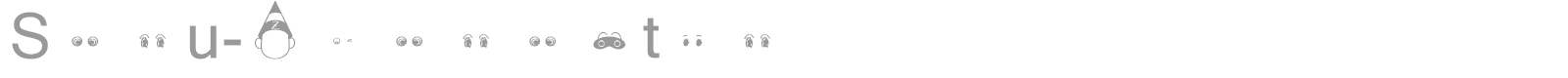 Saru-Charactor font preview