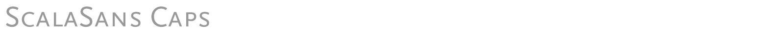 Scala Sans font preview