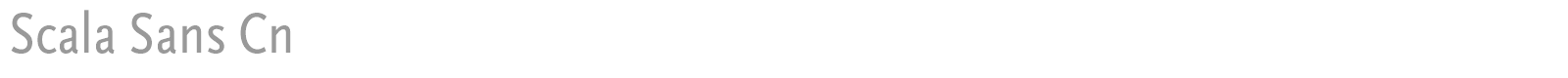 Scala Sans font preview