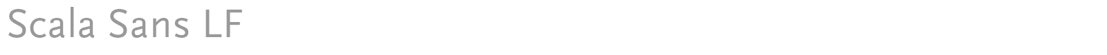 Scala Sans font preview