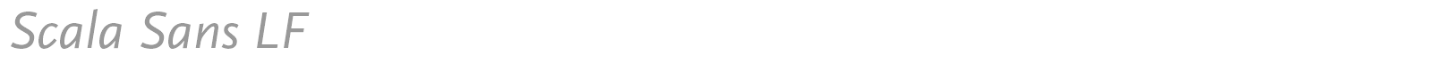 Scala Sans font preview