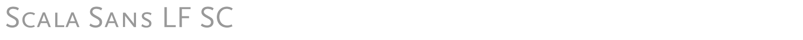Scala Sans font preview