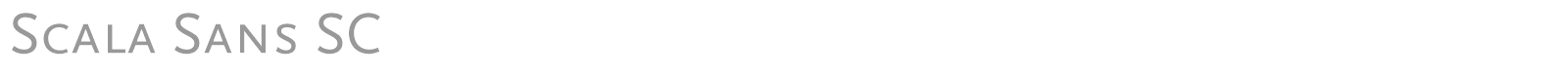 Scala Sans font preview