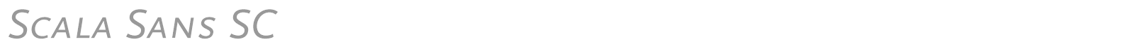 Scala Sans font preview