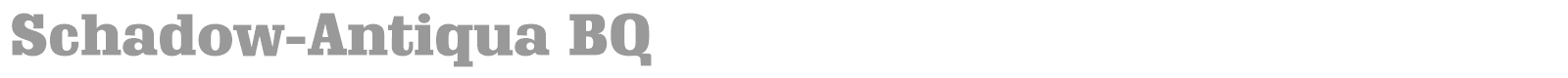Schadow-Antiqua BQ font preview