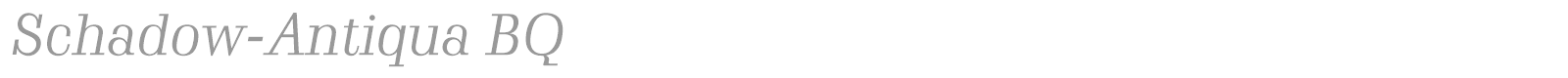 Schadow-Antiqua BQ font preview