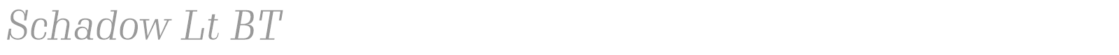 Schadow font preview