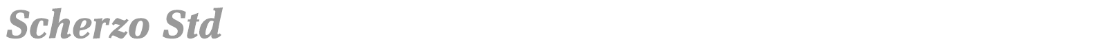 Scherzo Std font preview