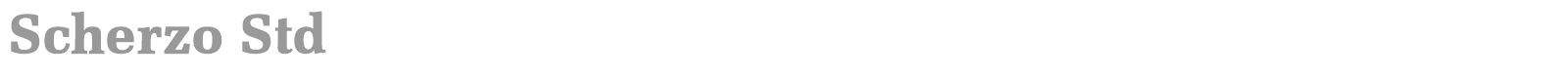 Scherzo Std font preview