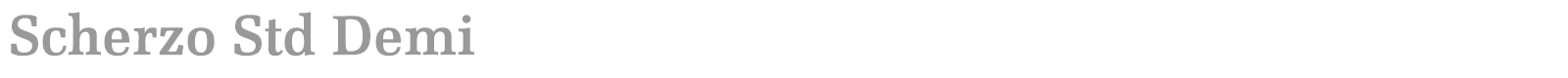 Scherzo Std font preview