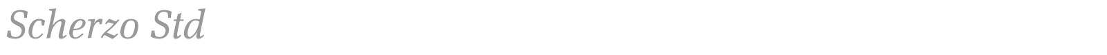 Scherzo Std font preview