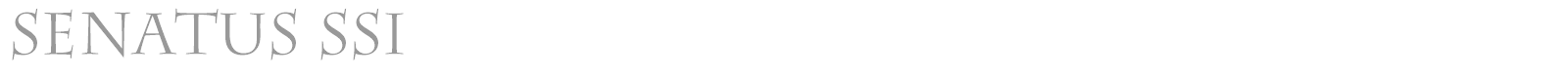 Senatus SSi font preview
