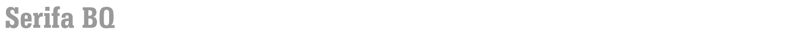 Serifa font preview