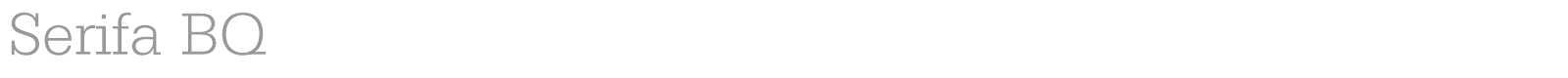 Serifa font preview